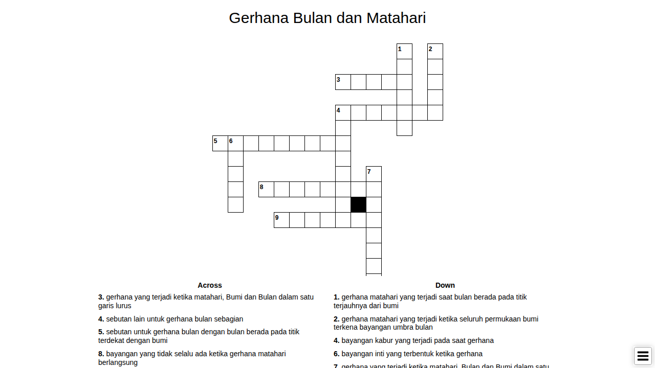 Gerhana Matahari dan Bulan