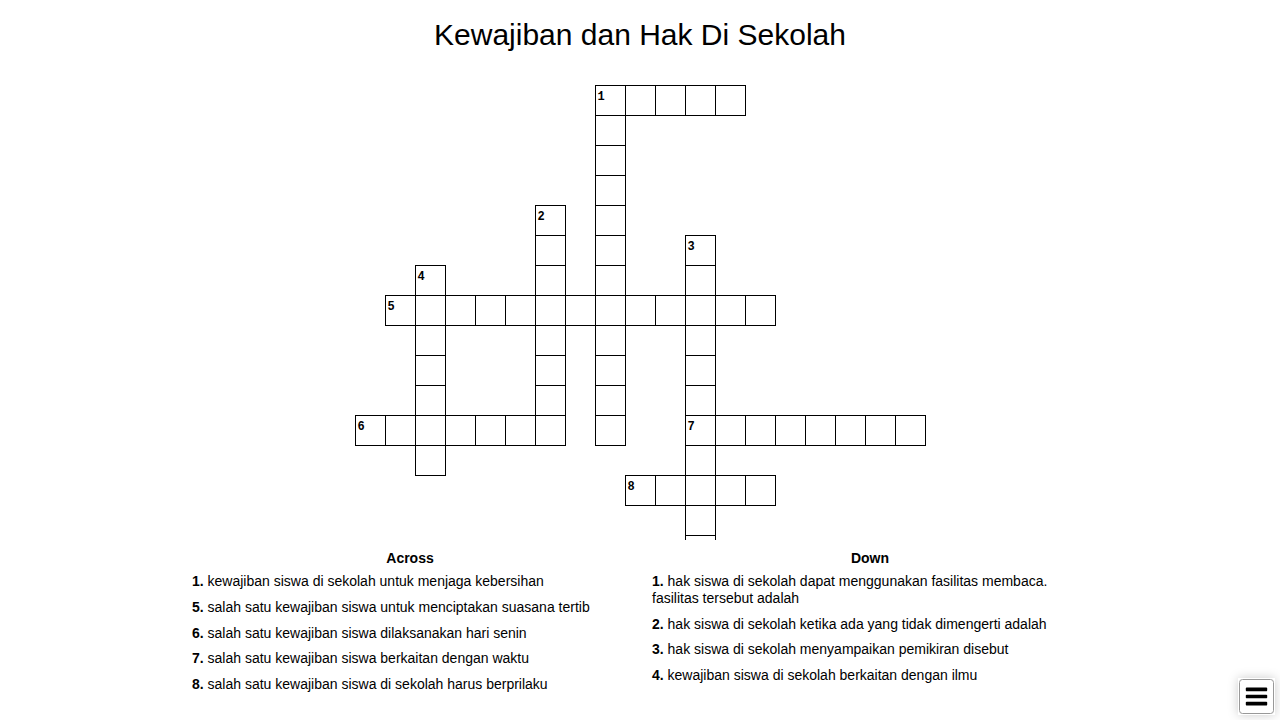 Kewajiban dan Hak di Sekolah
