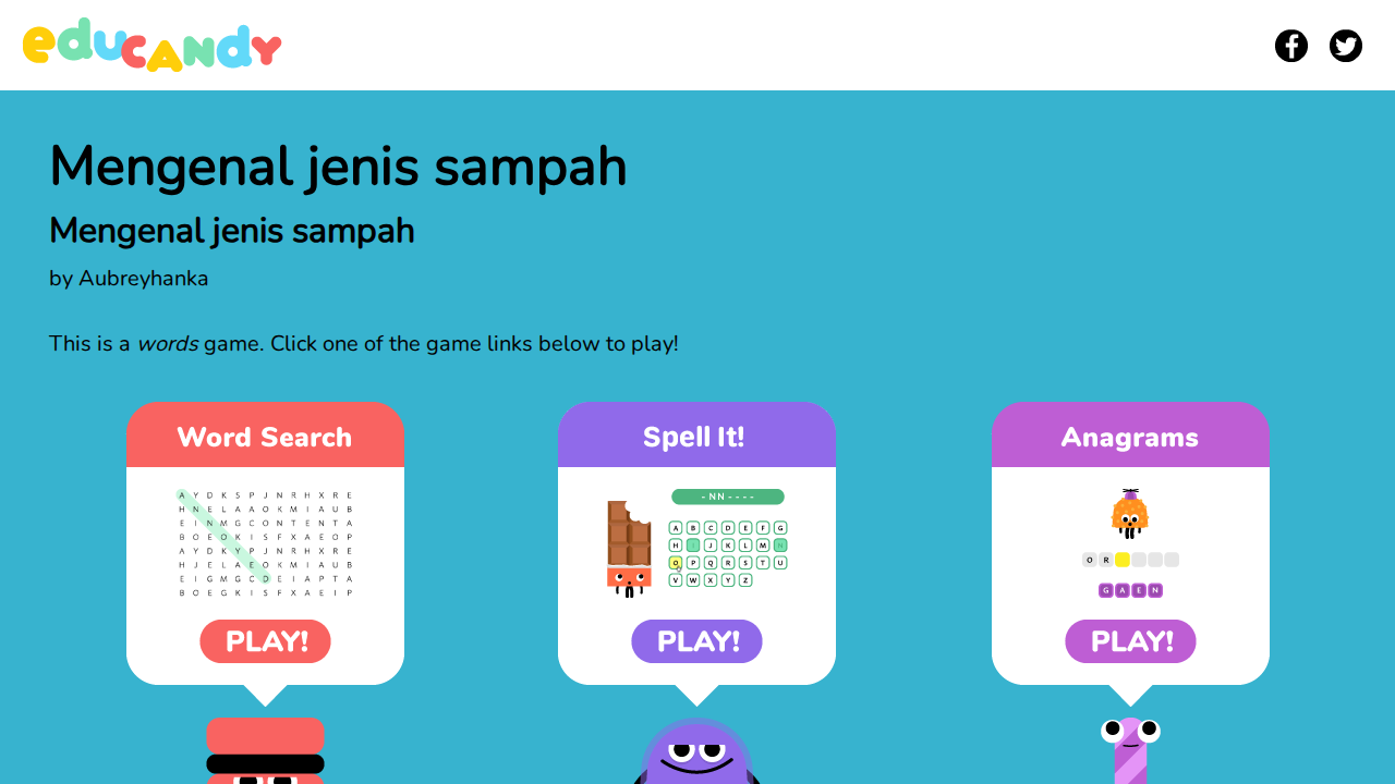 Mengenal Jenis Sampah